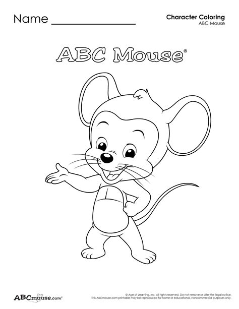 Abc Mouse Printable Worksheets