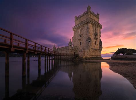 Tower of Belem at sunset by Roger Mendez / 500px