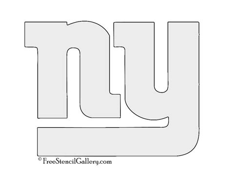 NFL New York Giants Stencil | Free Stencil Gallery