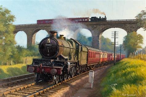 Railway & Landscape Paintings by Rob Rowland GRA | Railroad art, Steam ...