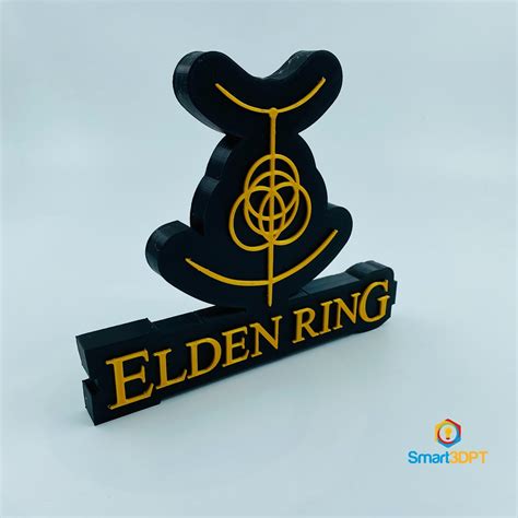 STL file elden ring logo・3D printing idea to download・Cults