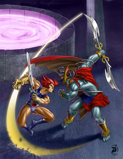 Lion-O vs Mumm-Ra - Thundercats Fan Art (25642880) - Fanpop