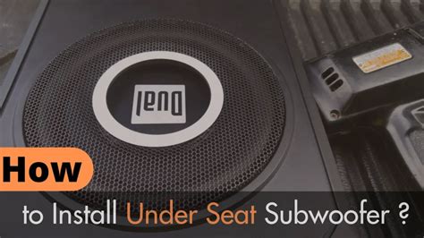 How To Install Under Seat Subwoofer? #1 Recommended