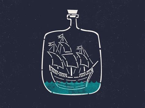 ship in a bottle | Ship in bottle, Bottle drawing, Sea quilt