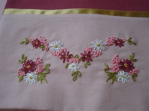 creative crafts from zova: hand embroidery on pillow cases ...