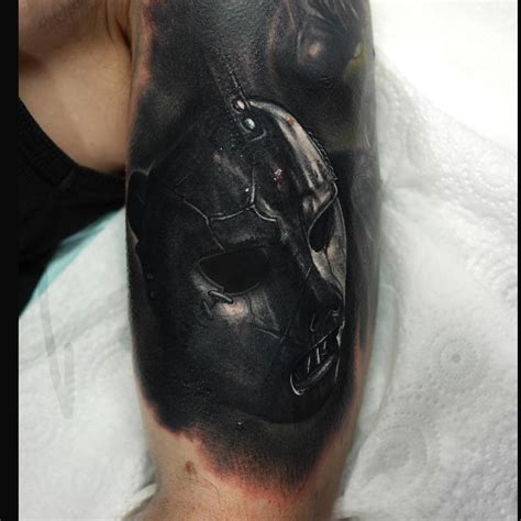 Paul Gray Slipknot Mask Tattoo | Best Tattoo Ideas Gallery