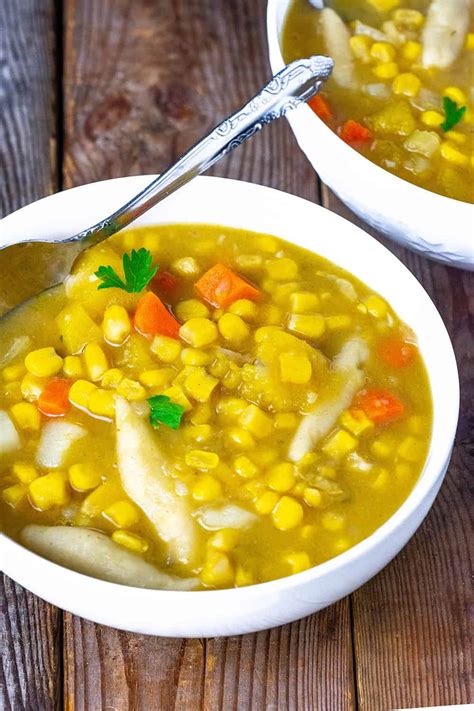 Trinidadian Corn Soup - Healthier Steps