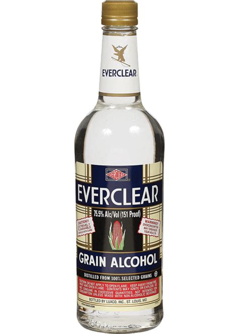 Everclear Grain Alcohol 750ml - Luekens Wine & Spirits