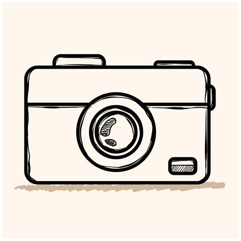 camera doodle icon vector 21358635 Vector Art at Vecteezy