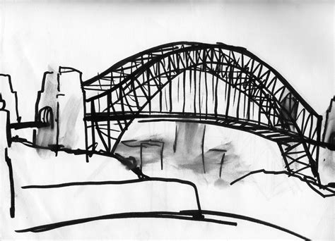 Drawing by me, (Lulu Allison) of Sydney Harbour Bridge, from my ...