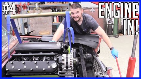 How to LS Swap - Episode 4 - Installing the Engine! - YouTube