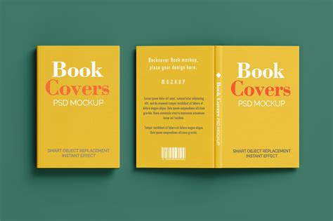 Free Front & Back Book Mockup | Mockuptree