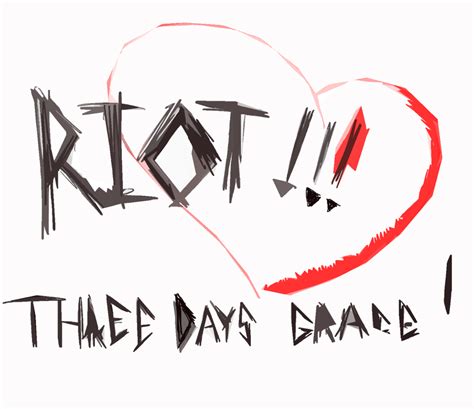 Riot Lyrics Three Days Grace - Long Side Story