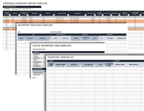 Inventory Report Template