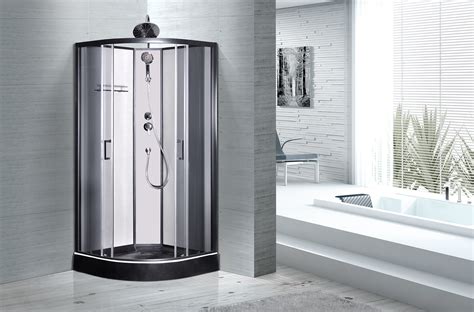 Modern Fully Enclosed Showers Units Matt Black Profiles CE SGS ...