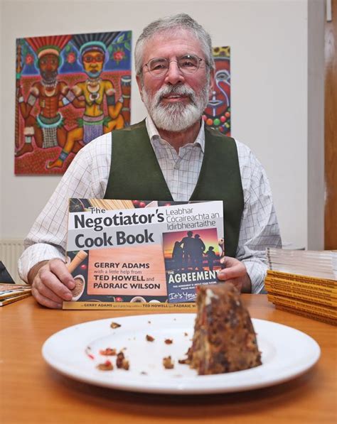 Gerry Adams launches cookbook filled with negotiators' recipes from ...