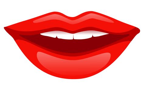 Cartoon Lips Red PNG Images Transparent Background | PNG Play