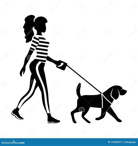 Walking Man Silhouette Vector Illustration | CartoonDealer.com #135358348