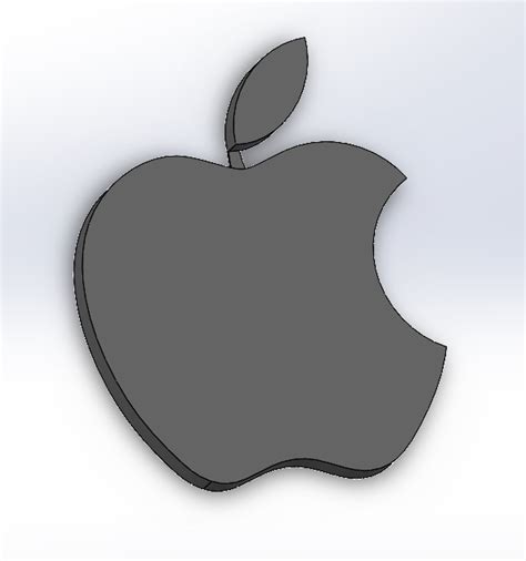 Free STL file Apple logo 🍎・3D printer model to download・Cults