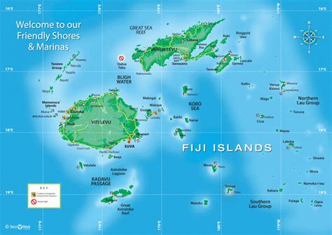 Fiji Map - ToursMaps.com