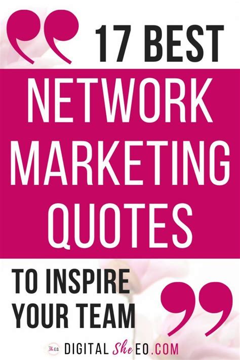 17 Expert Network Marketing Quotes - Digital SheEO | Network marketing ...