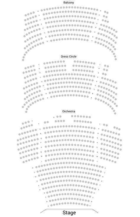 Hudson Theatre Seating Chart