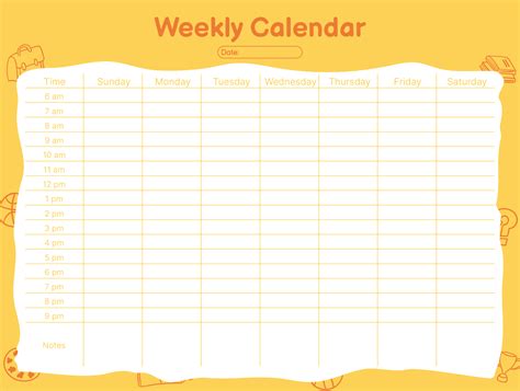 Weekly Calendar With 15 Minute Time Slots - 13 Free PDF Printables ...