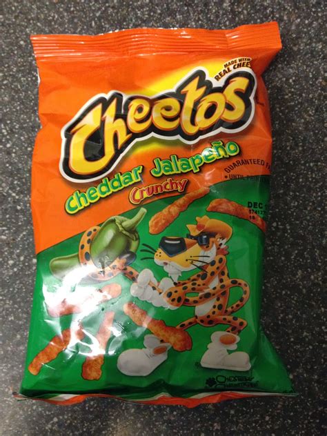 A Review A Day: Today's Review: Cheetos Crunchy Cheddar Jalapeño