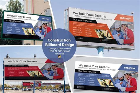 Construction Billboard Template in 2022 | Billboard, Templates, Free ...