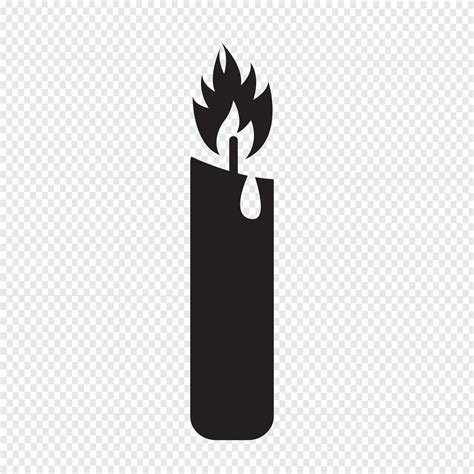 Candle icon symbol sign 627933 Vector Art at Vecteezy