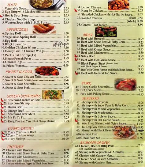 Asian Buffet Menu Prices | Images and Photos finder