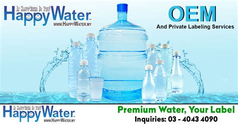 Private Label Bottled Water - OEM Mineral Water