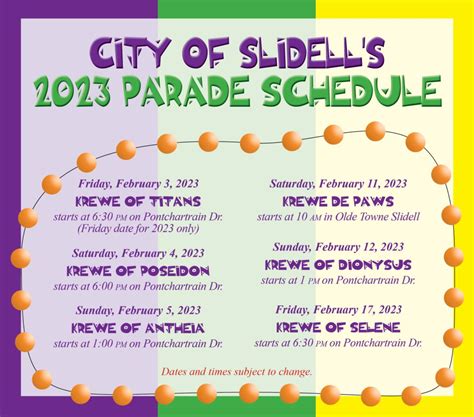 Slidell Mardi Gras Parade Schedule 2024 - Rheta Charmion