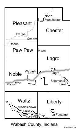 Wabash Co Township Map