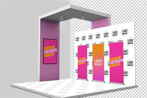 Exhibition Booth Mockup