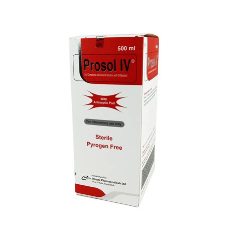 Prosol IV 5% Infusion - Arogga Online Pharmacy