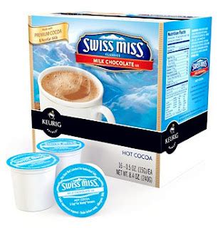 Sally's Coupons: Swiss Miss Hot Chocolate K-Cup Coupon $1.5 Off