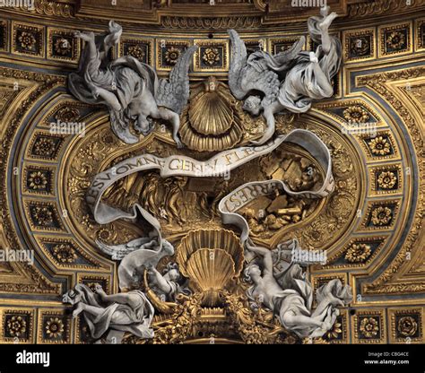 Italy, Lazio, Rome, Church of the Gesu, interior Stock Photo - Alamy