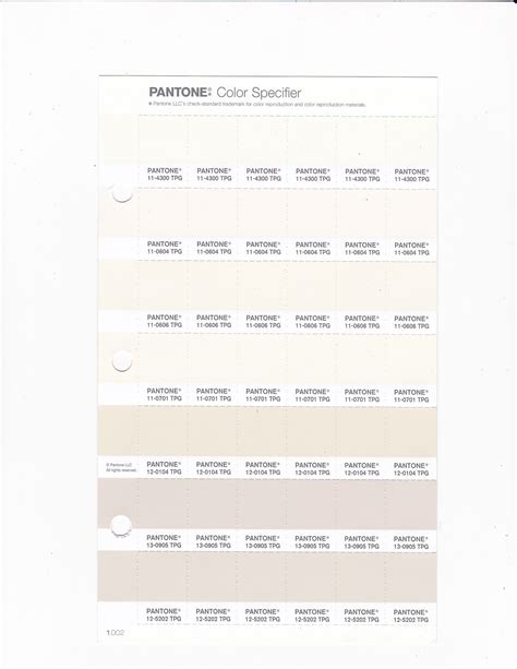 PANTONE 11-0701 TPG Whisper White Replacement Page (Fashion, Home ...