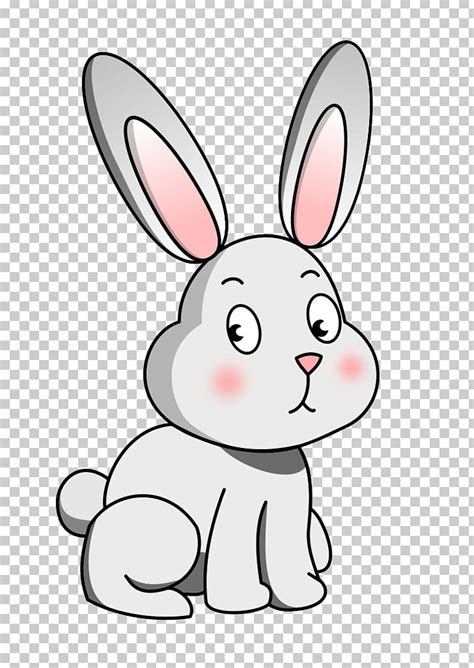 Cartoon Bunny Drawing ~ Rabbit Brown Background Vector Clipart Vecteezy ...