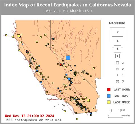 Current Earthquake Map California - Darbie Ernestine