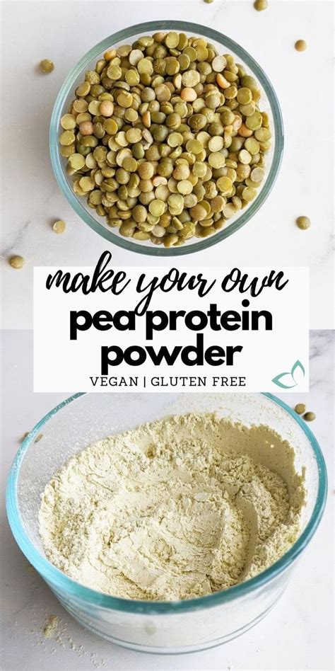 How to Make DIY Pea Protein Powder | Vegan | Plant-Based | Easy | Pea ...