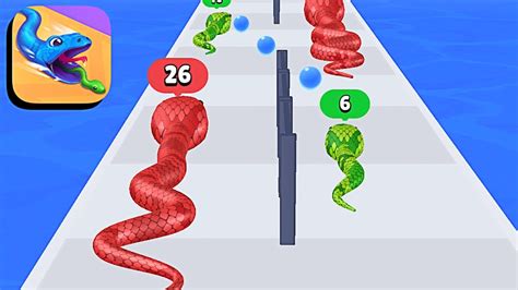 Snake Run Race - All Levels Gameplay Android,ios (Levels 1-4) - YouTube