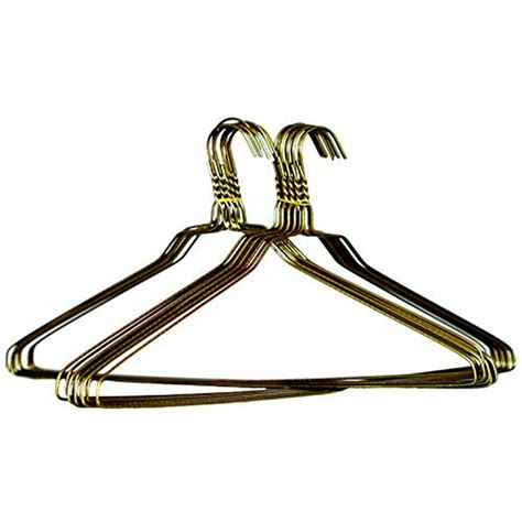 BriaUSA 50 Coat Hangers, Jacket Hangers Heavy Duty 11.5 Gauge Metal ...