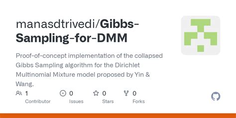 GitHub - manasdtrivedi/Gibbs-Sampling-for-DMM: Proof-of-concept ...