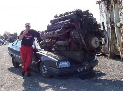 Biggest car engine | Interesting and Beautiful pictures | Weird cars ...