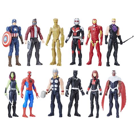 Avengers Titan Hero Series 12 Pack, Action Figures, Ages 4 andUp(Amazon ...