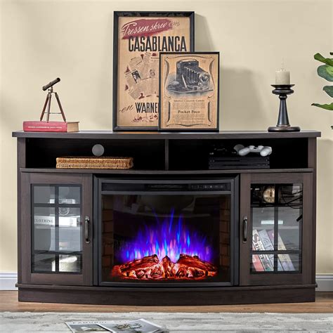 Tv Stand With Fireplace Teppermans at Virginia Merchant blog