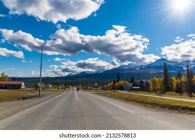 Haines Junction Yukon Territory Canada September Stock Photo 2132578813 ...