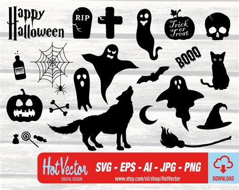 Halloween SVG, Halloween Ghost Svg, Halloween Vector, Halloween ...